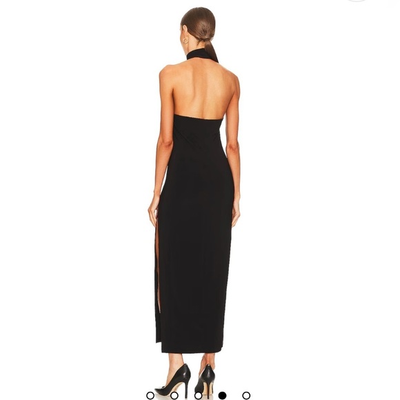 ✨HOST PICK✨NORMA KAMALI REVOLVE Halter Turtle Slit Gown - Picture 4 of 5